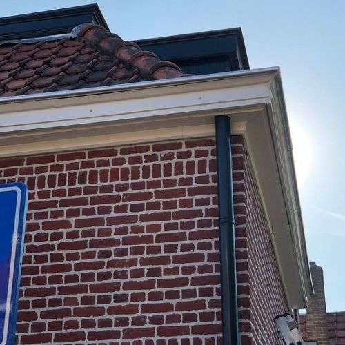 Foto van dakgoot in Capelle aan den IJssel